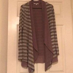 Cute brown striped cardigan